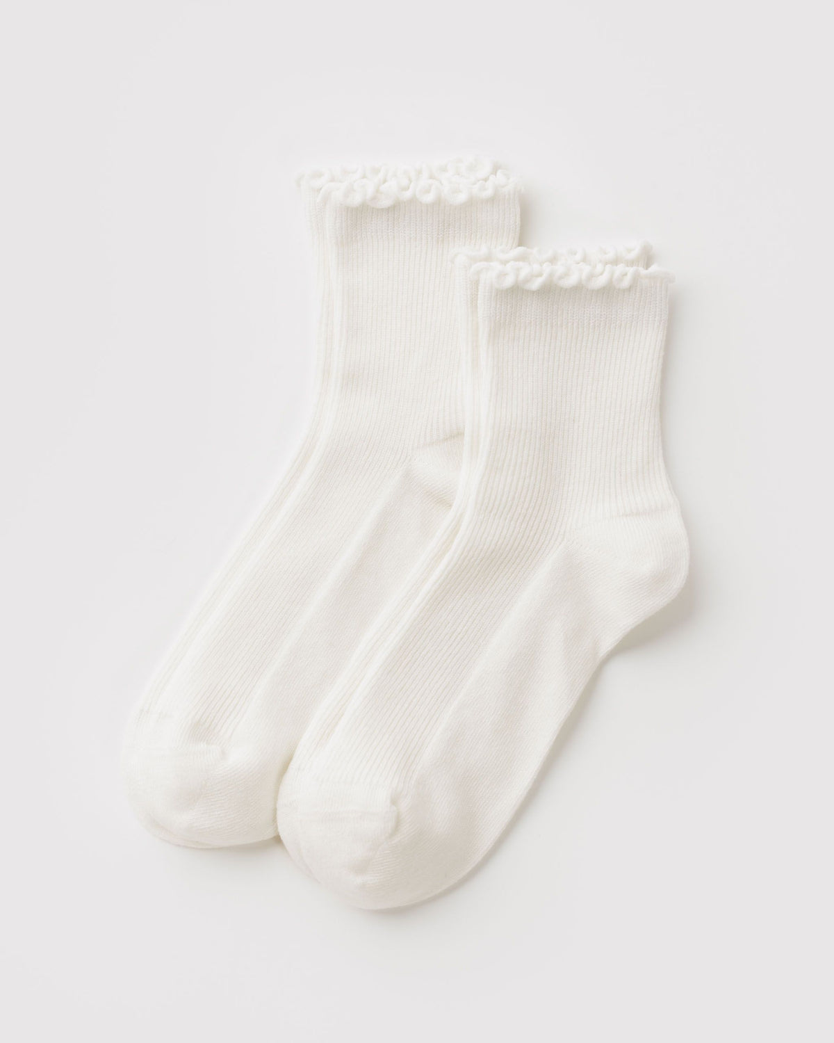 LETTUCE EDGE SOCK SET OF 2 - US 5492