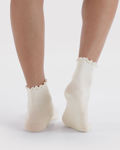 LETTUCE EDGE SOCK SET OF 2 - US 5492